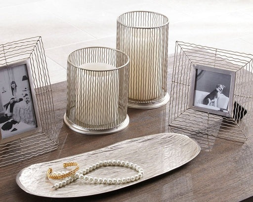 Dympna - Silver Finish - Accessory Set (Set of 5) - Premium Table Accessory Sets from Signature Design by Ashley® - Just $88! Shop now at Furniture Wholesale Plus  We are the best furniture store in Nashville, Hendersonville, Goodlettsville, Madison, Antioch, Mount Juliet, Lebanon, Gallatin, Springfield, Murfreesboro, Franklin, Brentwood