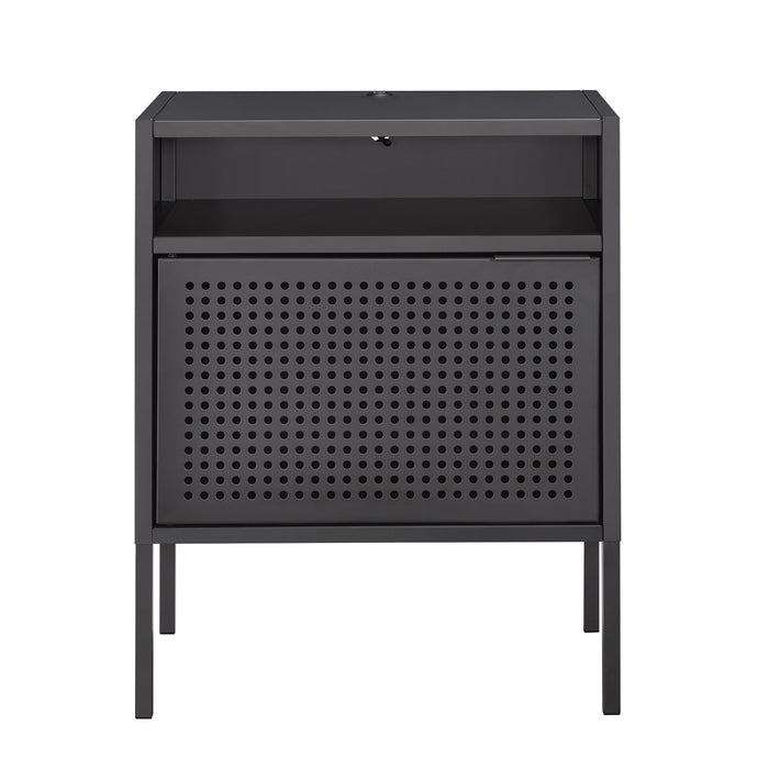 Ember - Nightstand With Usb – Nightstands w/ Charging Stations by Elements International at Furniture Wholesale Plus , Nashville furniture store