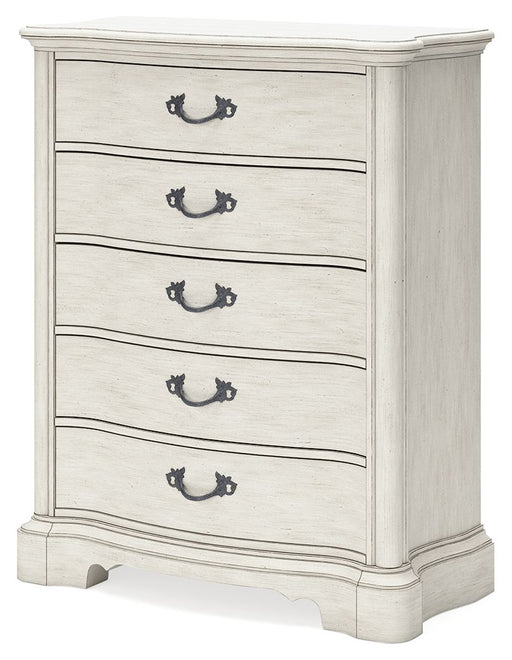 Arlendyne - Five Drawer Chest - Antique White – Accent Chests by Signature Design by Ashley® at Furniture Wholesale Plus , Nashville furniture store