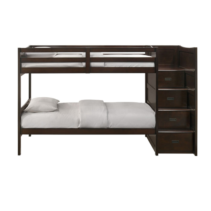 Sami - Step Bunk With Right Headboard – Bunk Beds by Elements International at Furniture Wholesale Plus , Nashville furniture store