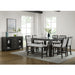 Elodie - Fabric Counter Bench - Charcoal / Gray – Counter Benches by Elements International at Furniture Wholesale Plus , Nashville furniture store