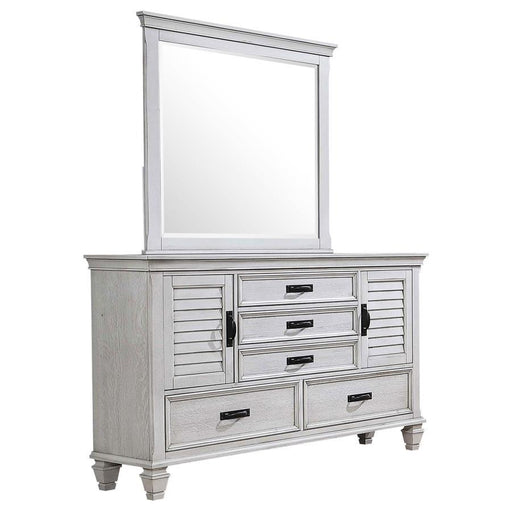 Franco - 5-Drawer Dresser With Mirror - Premium Dresser & Mirror from CoasterEssence - Just $1289! Shop now at Furniture Wholesale Plus  We are the best furniture store in Nashville, Hendersonville, Goodlettsville, Madison, Antioch, Mount Juliet, Lebanon, Gallatin, Springfield, Murfreesboro, Franklin, Brentwood