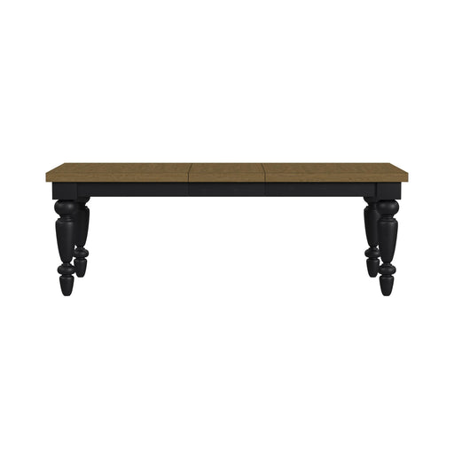Heritage - Rectangular Dining Table With 18" Leaf - Oak Brown And Black – Dining Tables by Elements International at Furniture Wholesale Plus , Nashville furniture store