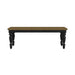 Heritage - Rectangular Dining Table With 18" Leaf - Oak Brown And Black – Dining Tables by Elements International at Furniture Wholesale Plus , Nashville furniture store