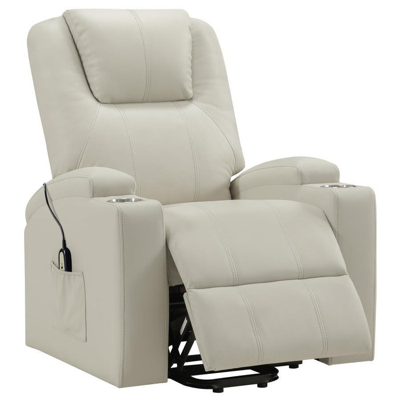 Armstrong - Upholstered Power Lift Massage Recliner – Lift Chairs by Coaster Fine Furniture at Furniture Wholesale Plus , Nashville furniture store