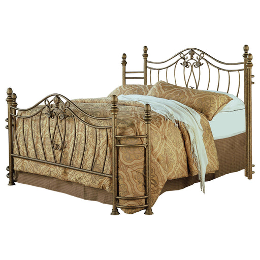 Sydney Eastern King Bed Antique Brushed Gold - Premium Bed from Coaster Z2 Standard - Just $398! Shop now at Furniture Wholesale Plus  We are the best furniture store in Nashville, Hendersonville, Goodlettsville, Madison, Antioch, Mount Juliet, Lebanon, Gallatin, Springfield, Murfreesboro, Franklin, Brentwood