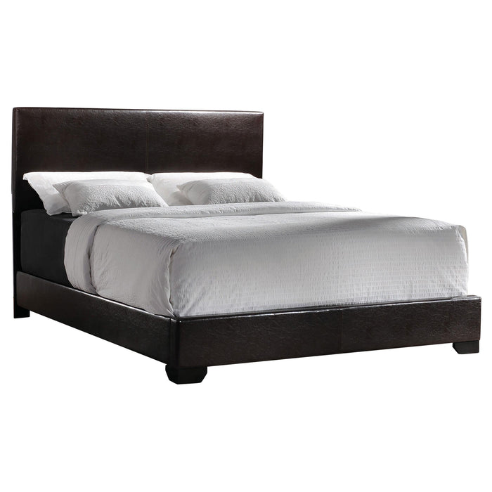 Conner Full Upholstered Panel Bed Dark Brown - Premium Bed from Coaster Z2 Standard - Just $226! Shop now at Furniture Wholesale Plus  We are the best furniture store in Nashville, Hendersonville, Goodlettsville, Madison, Antioch, Mount Juliet, Lebanon, Gallatin, Springfield, Murfreesboro, Franklin, Brentwood