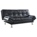 Dilleston Tufted Back Upholstered Sofa Bed Black - Premium Sleeper from Coaster Z2 Standard - Just $530! Shop now at Furniture Wholesale Plus  We are the best furniture store in Nashville, Hendersonville, Goodlettsville, Madison, Antioch, Mount Juliet, Lebanon, Gallatin, Springfield, Murfreesboro, Franklin, Brentwood