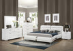 Jeremaine 4-piece Queen Bedroom Set Glossy White - Premium Bedroom Set from Coaster Z2 Standard - Just $1870! Shop now at Furniture Wholesale Plus  We are the best furniture store in Nashville, Hendersonville, Goodlettsville, Madison, Antioch, Mount Juliet, Lebanon, Gallatin, Springfield, Murfreesboro, Franklin, Brentwood