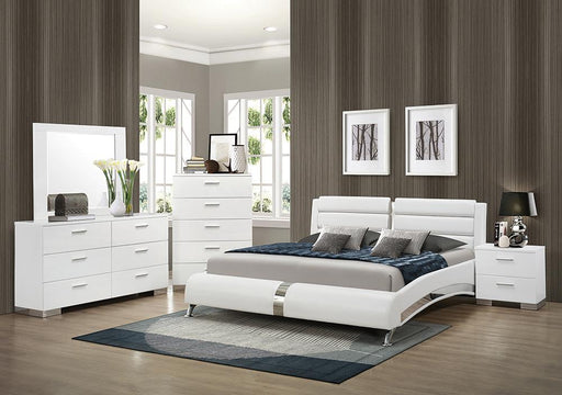 Jeremaine 5-piece Queen Bedroom Set Glossy White - Premium Bedroom Set from Coaster Z2 Standard - Just $2450! Shop now at Furniture Wholesale Plus  We are the best furniture store in Nashville, Hendersonville, Goodlettsville, Madison, Antioch, Mount Juliet, Lebanon, Gallatin, Springfield, Murfreesboro, Franklin, Brentwood