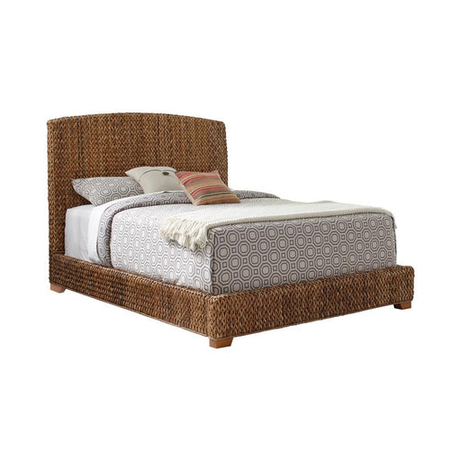 Laughton Hand-Woven Banana Leaf California King Bed Amber - Premium Bed from Coaster Z2 Standard - Just $1098! Shop now at Furniture Wholesale Plus  We are the best furniture store in Nashville, Hendersonville, Goodlettsville, Madison, Antioch, Mount Juliet, Lebanon, Gallatin, Springfield, Murfreesboro, Franklin, Brentwood