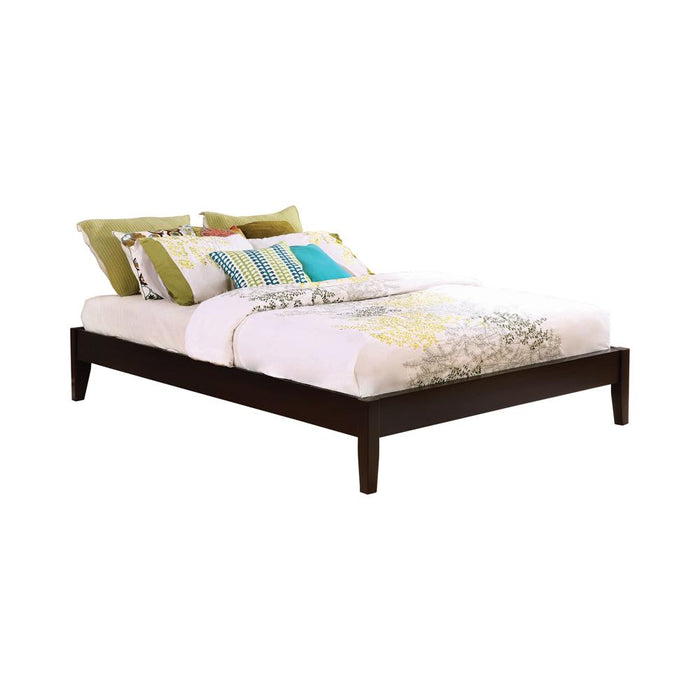 Hounslow Eastern King Universal Platform Bed Cappuccino - Premium Foundation from Coaster Z2 Standard - Just $350! Shop now at Furniture Wholesale Plus  We are the best furniture store in Nashville, Hendersonville, Goodlettsville, Madison, Antioch, Mount Juliet, Lebanon, Gallatin, Springfield, Murfreesboro, Franklin, Brentwood