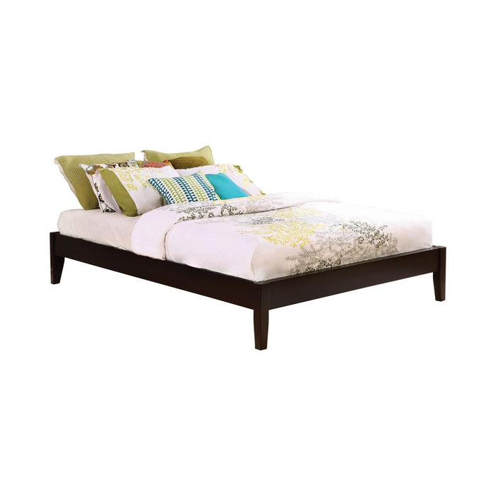 Hounslow Queen Universal Platform Bed Cappuccino - Premium Foundation from Coaster Z2 Standard - Just $298! Shop now at Furniture Wholesale Plus  We are the best furniture store in Nashville, Hendersonville, Goodlettsville, Madison, Antioch, Mount Juliet, Lebanon, Gallatin, Springfield, Murfreesboro, Franklin, Brentwood