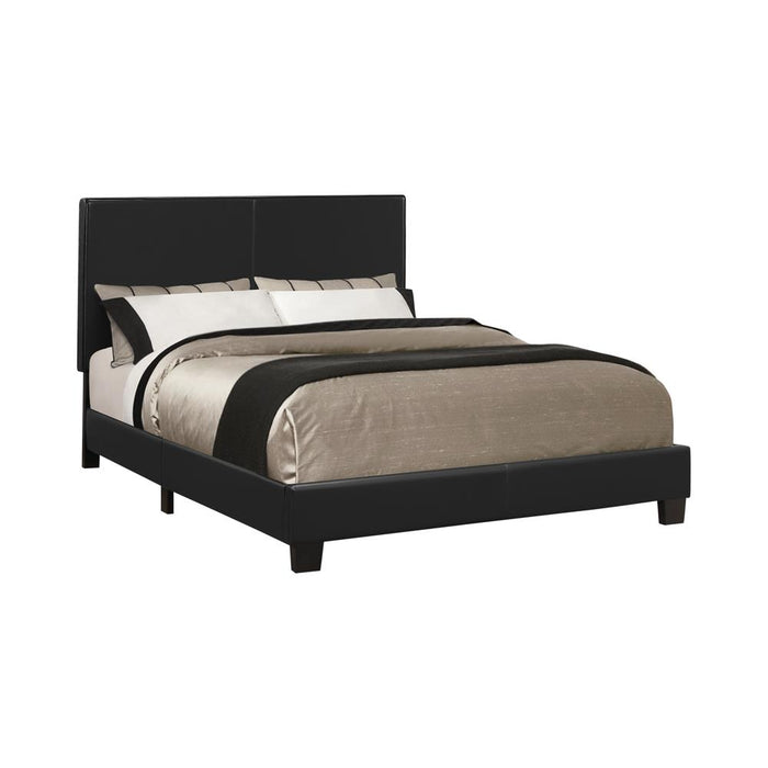 Mauve Full Upholstered Bed Black - Premium Bed from Coaster Z2 Standard - Just $218! Shop now at Furniture Wholesale Plus  We are the best furniture store in Nashville, Hendersonville, Goodlettsville, Madison, Antioch, Mount Juliet, Lebanon, Gallatin, Springfield, Murfreesboro, Franklin, Brentwood