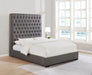 Camille Tall Tufted Eastern King Bed Grey - Premium Bed from Coaster Z2 Standard - Just $858! Shop now at Furniture Wholesale Plus  We are the best furniture store in Nashville, Hendersonville, Goodlettsville, Madison, Antioch, Mount Juliet, Lebanon, Gallatin, Springfield, Murfreesboro, Franklin, Brentwood