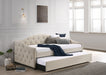 Sadie Upholstered Twin Daybed with Trundle - Premium Daybed from Coaster Z2 Standard - Just $398! Shop now at Furniture Wholesale Plus  We are the best furniture store in Nashville, Hendersonville, Goodlettsville, Madison, Antioch, Mount Juliet, Lebanon, Gallatin, Springfield, Murfreesboro, Franklin, Brentwood