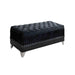 Barzini Tufted Rectangular Trunk with Nailhead Black - Premium Bench from Coaster Z2 Standard - Just $230! Shop now at Furniture Wholesale Plus  We are the best furniture store in Nashville, Hendersonville, Goodlettsville, Madison, Antioch, Mount Juliet, Lebanon, Gallatin, Springfield, Murfreesboro, Franklin, Brentwood