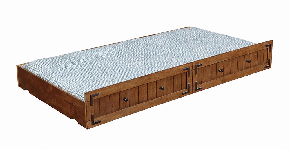 Oakdale Storage Trundle Rustic Honey - Premium Trundle from Coaster Z2 Standard - Just $288! Shop now at Furniture Wholesale Plus  We are the best furniture store in Nashville, Hendersonville, Goodlettsville, Madison, Antioch, Mount Juliet, Lebanon, Gallatin, Springfield, Murfreesboro, Franklin, Brentwood