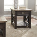 Heatherbrook - Drawer End Table - Charcoal & Ash – End Tables by Liberty Furniture at Furniture Wholesale Plus , Nashville furniture store