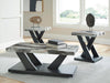 Cendill - Occasional Table Set (Set of 3) - Dark Brown / White / Black – Table Sets by Signature Design by Ashley® at Furniture Wholesale Plus , Nashville furniture store
