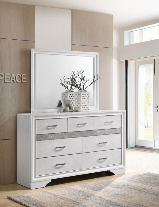 Miranda - 7-drawer Dresser With Mirror – Dresser & Mirror by CoasterEveryday at Furniture Wholesale Plus , Nashville furniture store