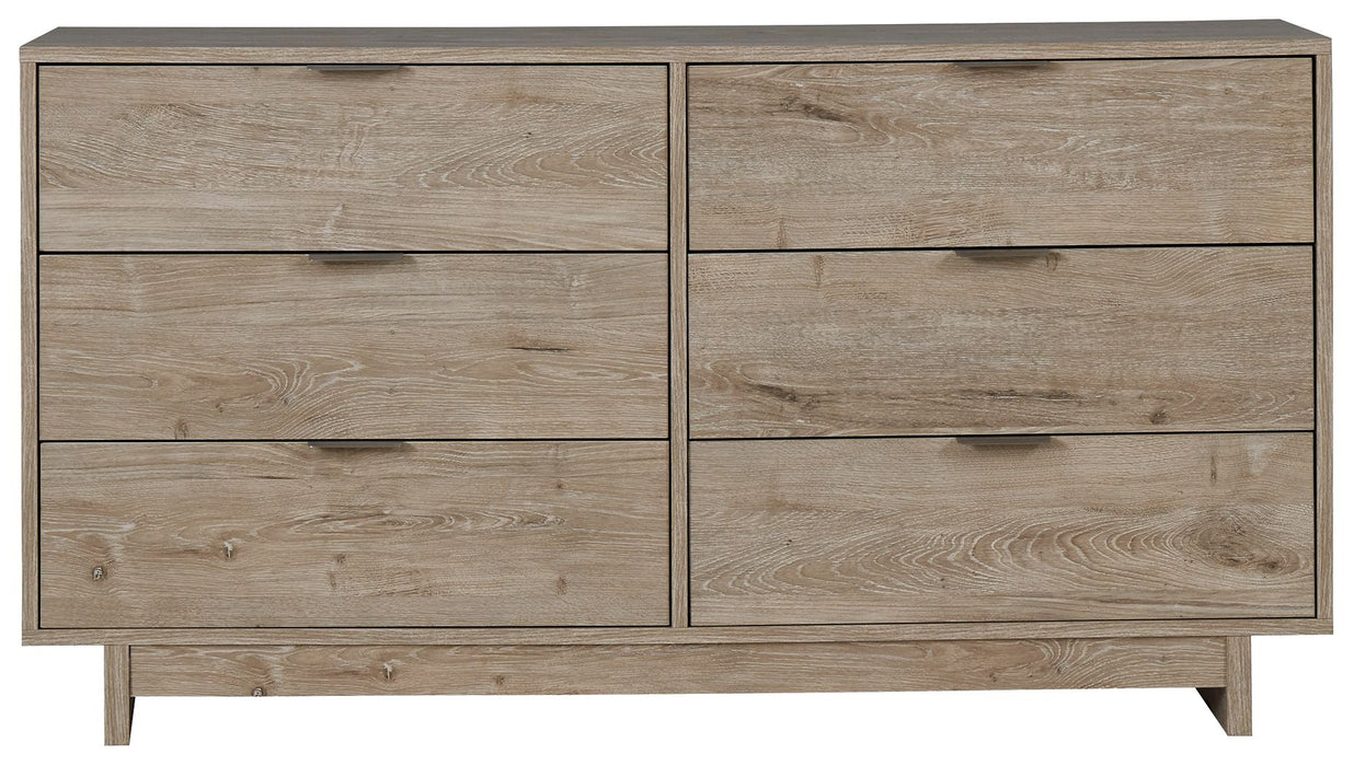 Oliah - Six Drawer Dresser - 31'' Height - Beige – Dressers by Signature Design by Ashley® at Furniture Wholesale Plus , Nashville furniture store