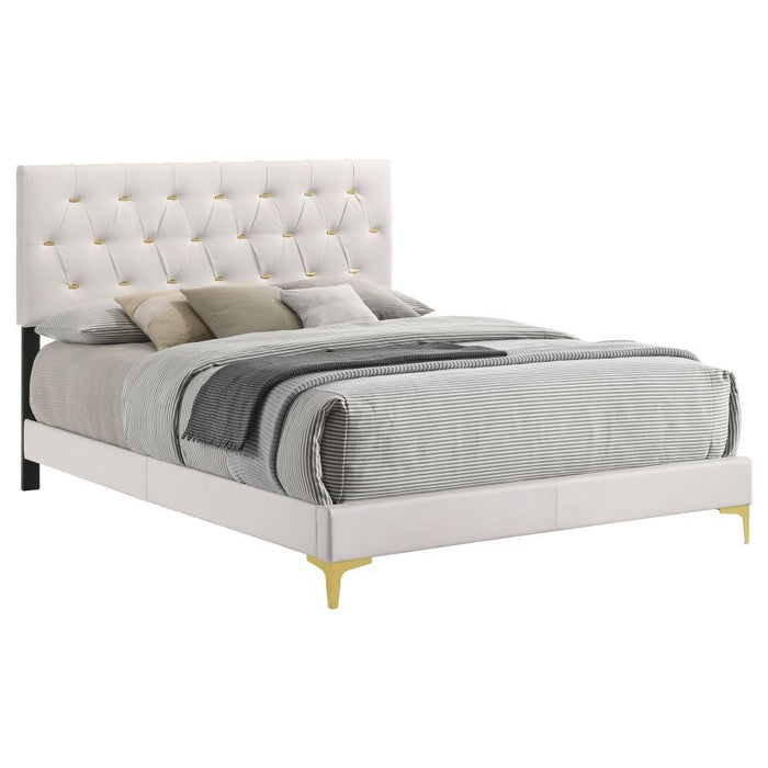 Kendall - Panel Upholstered Bed – Upholstered Beds by CoasterEveryday at Furniture Wholesale Plus , Nashville furniture store