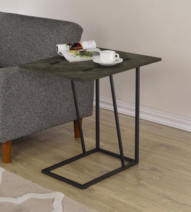 Carly - Expandable Engineered Wood C-Shaped Side Table – Side Tables by CoasterEveryday at Furniture Wholesale Plus , Nashville furniture store