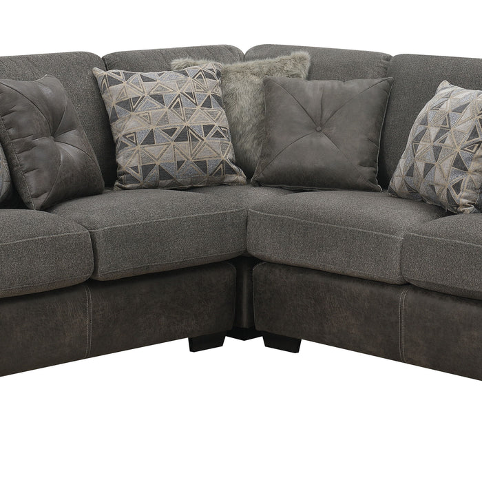 Berlin - Sectional - Premium Stationary Sectionals from Emerald Home - Just $1589! Shop now at Furniture Wholesale Plus  We are the best furniture store in Nashville, Hendersonville, Goodlettsville, Madison, Antioch, Mount Juliet, Lebanon, Gallatin, Springfield, Murfreesboro, Franklin, Brentwood