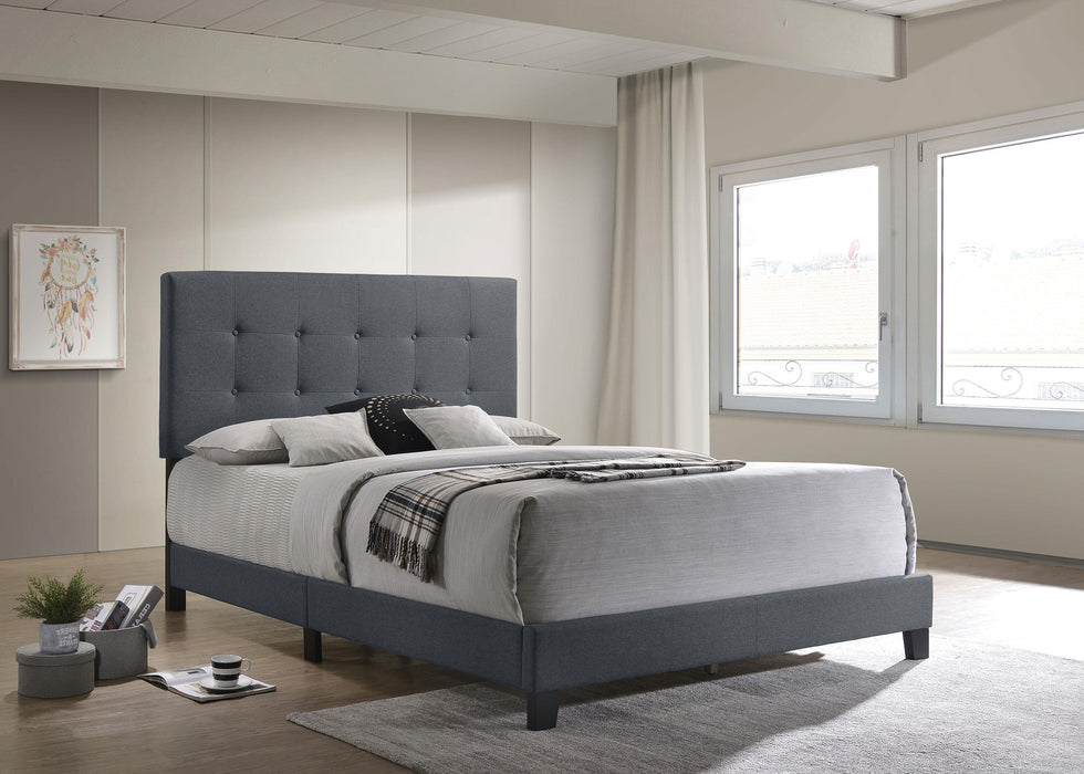 Mapes Tufted Upholstered Full Bed Grey - Premium Bed from Coaster Z2 Standard - Just $178! Shop now at Furniture Wholesale Plus  We are the best furniture store in Nashville, Hendersonville, Goodlettsville, Madison, Antioch, Mount Juliet, Lebanon, Gallatin, Springfield, Murfreesboro, Franklin, Brentwood