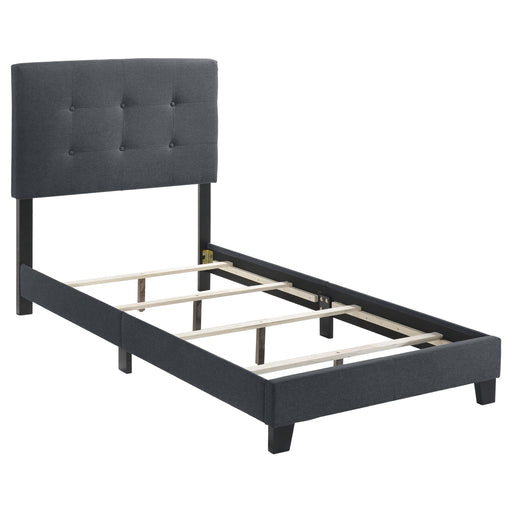 Mapes Tufted Upholstered Twin Bed Grey - Premium Bed from Coaster Z2 Standard - Just $158! Shop now at Furniture Wholesale Plus  We are the best furniture store in Nashville, Hendersonville, Goodlettsville, Madison, Antioch, Mount Juliet, Lebanon, Gallatin, Springfield, Murfreesboro, Franklin, Brentwood