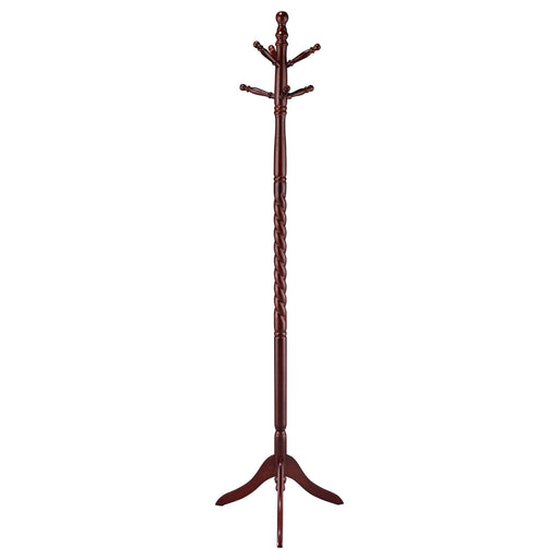 Riona 2-tier Coat Rack Merlot - Premium Coat Rack from Coaster Z2 Standard - Just $38! Shop now at Furniture Wholesale Plus  We are the best furniture store in Nashville, Hendersonville, Goodlettsville, Madison, Antioch, Mount Juliet, Lebanon, Gallatin, Springfield, Murfreesboro, Franklin, Brentwood