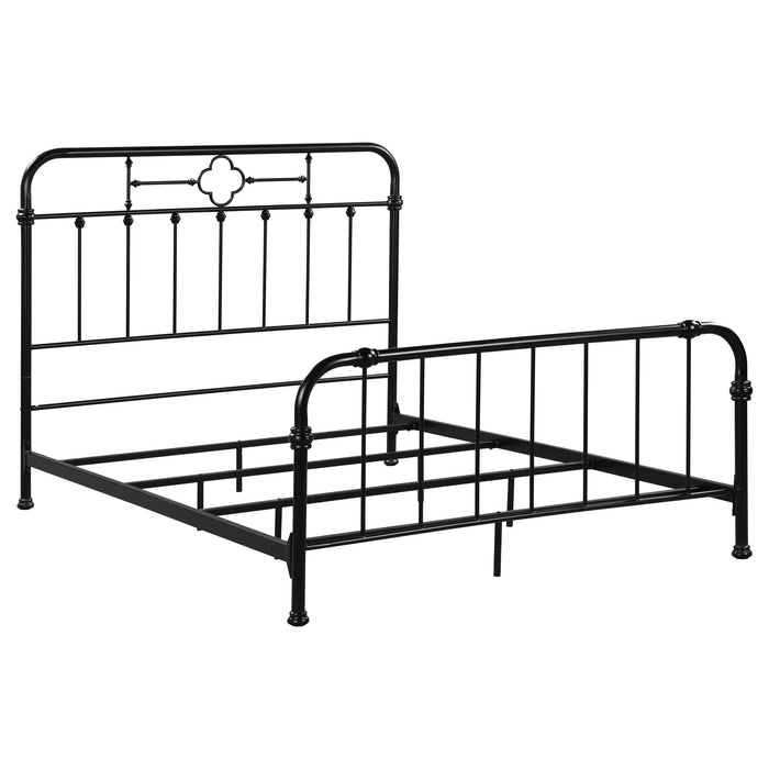 Packlan Eastern King Metal Panel Bed Matte Black - Premium Bed from Coaster Z2 Standard - Just $430! Shop now at Furniture Wholesale Plus  We are the best furniture store in Nashville, Hendersonville, Goodlettsville, Madison, Antioch, Mount Juliet, Lebanon, Gallatin, Springfield, Murfreesboro, Franklin, Brentwood