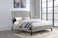 Mosby Upholstered Curved Headboard Platform Bed - Premium Bed from Coaster Z2 Standard - Just $798! Shop now at Furniture Wholesale Plus  We are the best furniture store in Nashville, Hendersonville, Goodlettsville, Madison, Antioch, Mount Juliet, Lebanon, Gallatin, Springfield, Murfreesboro, Franklin, Brentwood