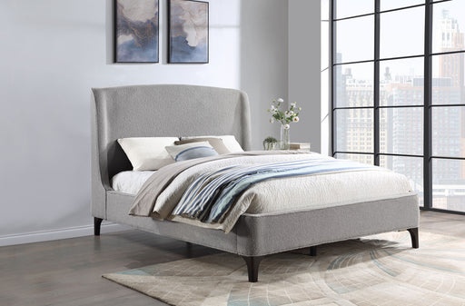 Mosby Upholstered Curved Headboard Platform Bed - Premium Bed from Coaster Z2 Standard - Just $798! Shop now at Furniture Wholesale Plus  We are the best furniture store in Nashville, Hendersonville, Goodlettsville, Madison, Antioch, Mount Juliet, Lebanon, Gallatin, Springfield, Murfreesboro, Franklin, Brentwood