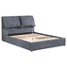 Laurel Upholstered Platform Bed with Pillow Headboard Charcoal Grey - Premium Bed from Coaster Z2 Standard - Just $698! Shop now at Furniture Wholesale Plus  We are the best furniture store in Nashville, Hendersonville, Goodlettsville, Madison, Antioch, Mount Juliet, Lebanon, Gallatin, Springfield, Murfreesboro, Franklin, Brentwood