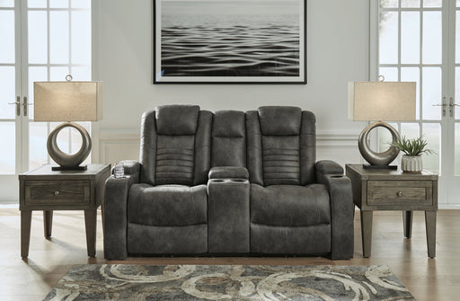 Soundcheck Power Reclining Loveseat with Console - Premium Loveseat from Ashley Furniture - Just $1208.48! Shop now at Furniture Wholesale Plus  We are the best furniture store in Nashville, Hendersonville, Goodlettsville, Madison, Antioch, Mount Juliet, Lebanon, Gallatin, Springfield, Murfreesboro, Franklin, Brentwood