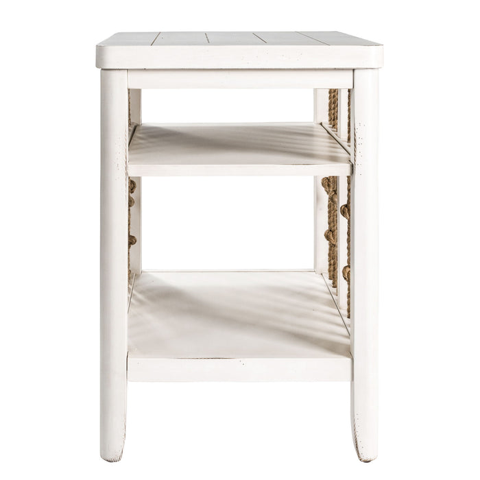 Dockside - Chair Side Table - White – Chair Side Tables by Liberty Furniture at Furniture Wholesale Plus , Nashville furniture store