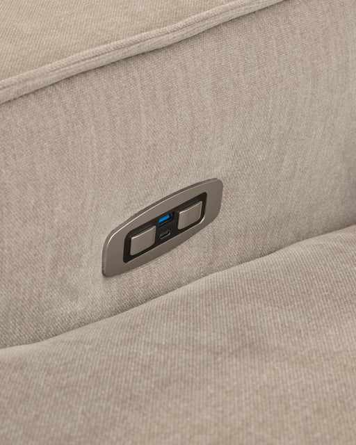 Carceri - 5-Piece Power Sectional Reclining Sofa - Cashmere – Reclining Sectionals by Benchcraft® at Furniture Wholesale Plus , Nashville furniture store