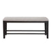 Halle - Counter Bench - Dark Brown – Counter Benches by Steve Silver Furniture at Furniture Wholesale Plus , Nashville furniture store