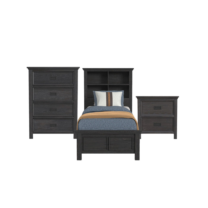 Hampton Kids - Bookcase Bedroom Set – 3 Piece Bedroom Sets by Elements International at Furniture Wholesale Plus , Nashville furniture store