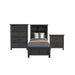 Hampton Kids - Bookcase Bedroom Set – 3 Piece Bedroom Sets by Elements International at Furniture Wholesale Plus , Nashville furniture store