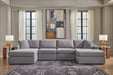 Modmax - Granite - Sectional – Stationary Sectionals by Signature Design by Ashley® at Furniture Wholesale Plus , Nashville furniture store