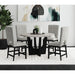 Oregon - Round Table With Faux Marble Top – Counter Tables by Elements International at Furniture Wholesale Plus , Nashville furniture store