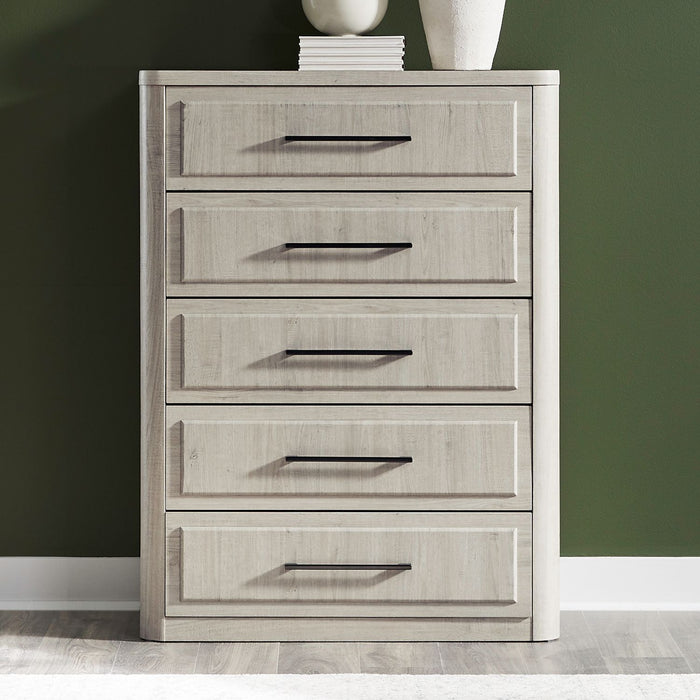 Modern Play - 5 Drawer Chest - Natural White – Accent Chests by Liberty Furniture at Furniture Wholesale Plus , Nashville furniture store