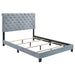 Warner Eastern King Upholstered Bed Slate Blue - Premium Bed from Coaster Z2 Standard - Just $350! Shop now at Furniture Wholesale Plus  We are the best furniture store in Nashville, Hendersonville, Goodlettsville, Madison, Antioch, Mount Juliet, Lebanon, Gallatin, Springfield, Murfreesboro, Franklin, Brentwood