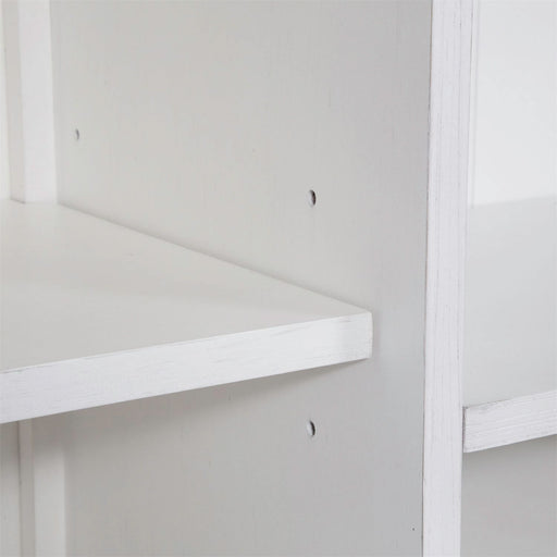 Allyson Park - Credenza & Hutch - Wirebrushed White / Charcoal – Credenzas & Hutches by Liberty Furniture at Furniture Wholesale Plus , Nashville furniture store