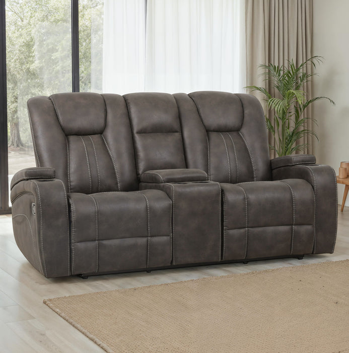 Marlow - Manual Recliner Loveseat – Reclining Loveseats by Steve Silver Furniture at Furniture Wholesale Plus , Nashville furniture store