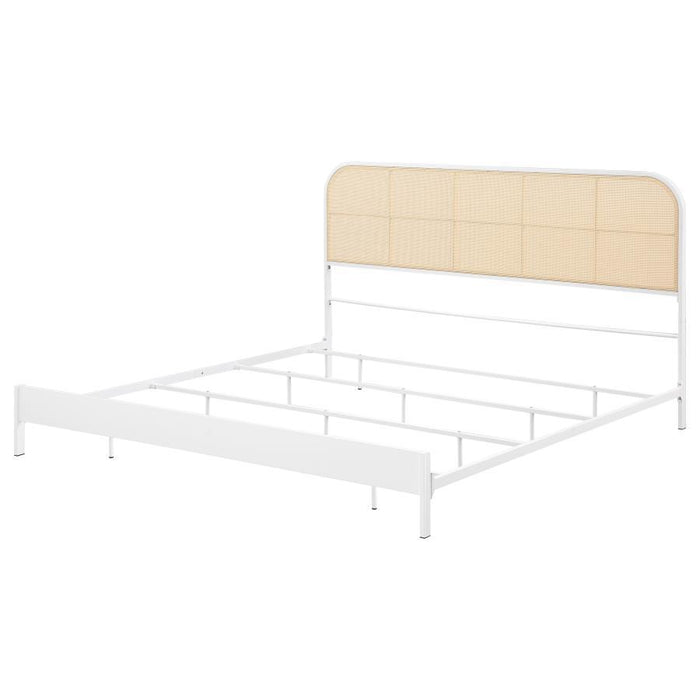 Amherst - Radio Weave Rattan Metal Bed – Panel Beds by Coaster Fine Furniture at Furniture Wholesale Plus , Nashville furniture store