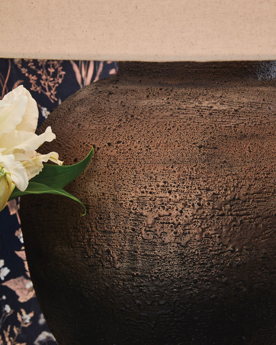 Newgerhard - Metal Table Lamp - Brown / Black – Table Lamps by Signature Design by Ashley® at Furniture Wholesale Plus , Nashville furniture store